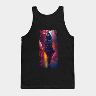 Cyberpunk samurai girl Tank Top